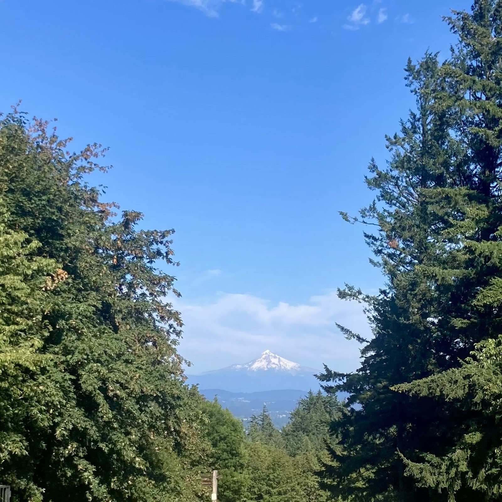 Mt. Hood, blue sky, etc.