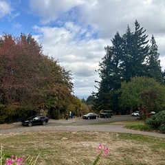 Cloudy-ish, fall, lovely day, no mountain